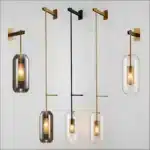 Collection d'appliques murales LED modernes en verre