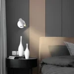 Applique murale LED encastrable blanc pour chambre