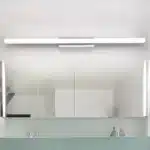 Applique LED moderne pour salle de bain en argent