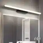Applique LED noire pour salle de bain