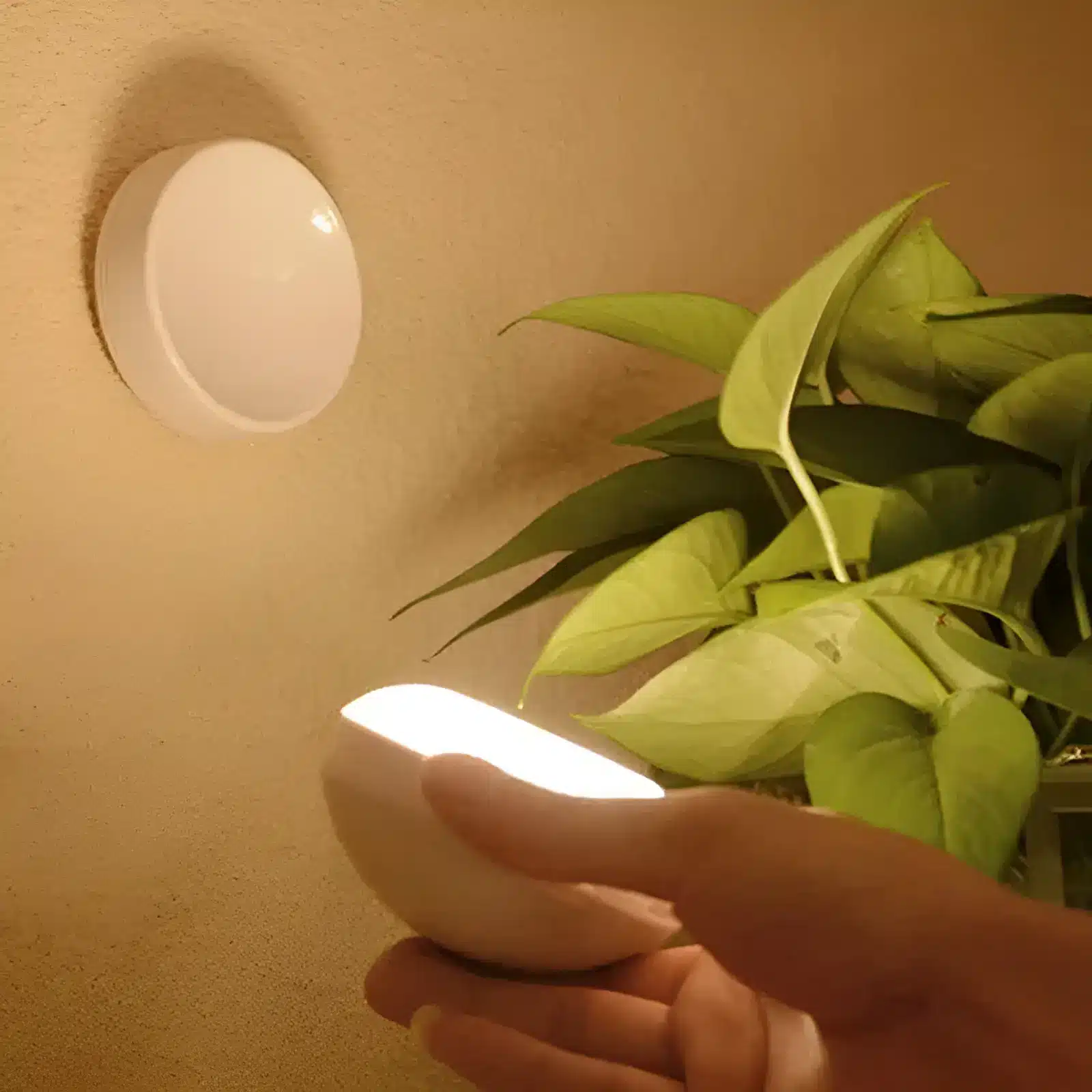 Lampe murale sans fil rechargeable avec capteur de mouvement - USB