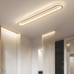 Plafonnier LED moderne noir