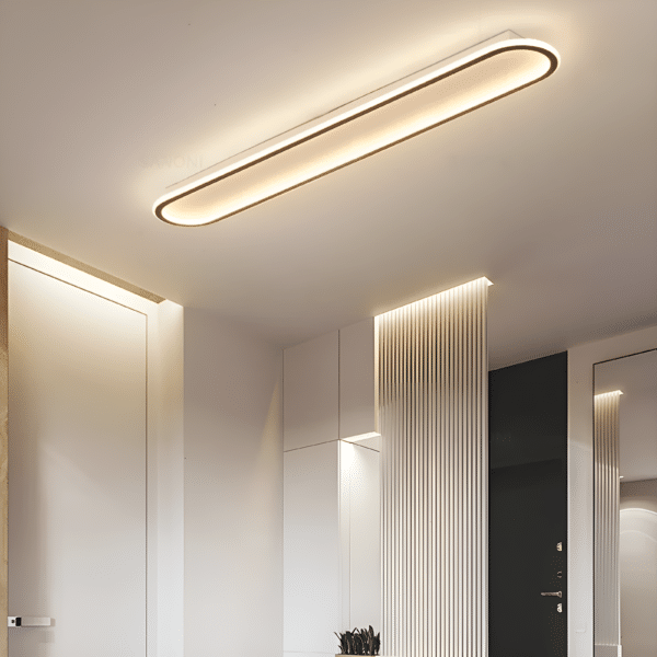 Plafonnier LED moderne noir