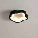Plafonnier LED nordique en forme de nuage noir pour salon