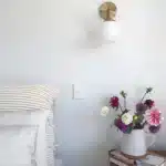 Applique murale LED avec abat-jour rond