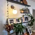 Applique murale LED avec globe rond en verre
