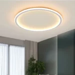Plafonnier LED arc de lumière pour salon, image de galerie
